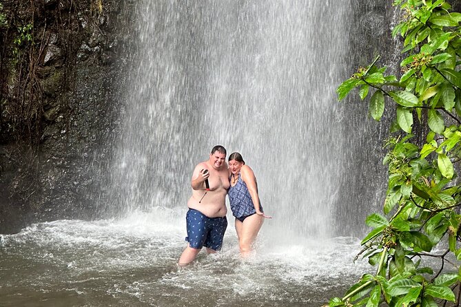 The Cascading Dark View Falls and Beach Experience With Topdawg Taxi and Tours - Overview of Dark View Falls