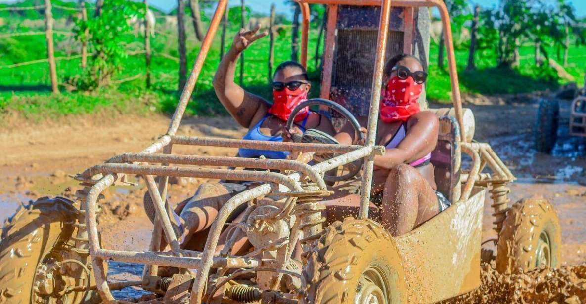 Tour Buggy Double From Punta Cana 45/Macao Beach/Cenote