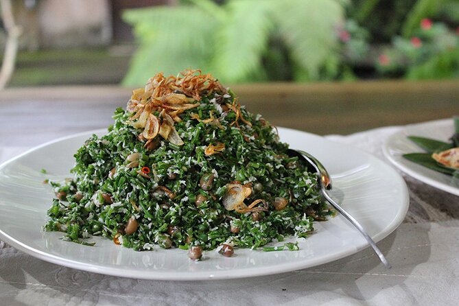 Traditional Balinese Meal in a Family Village Home in Ubud, Bali