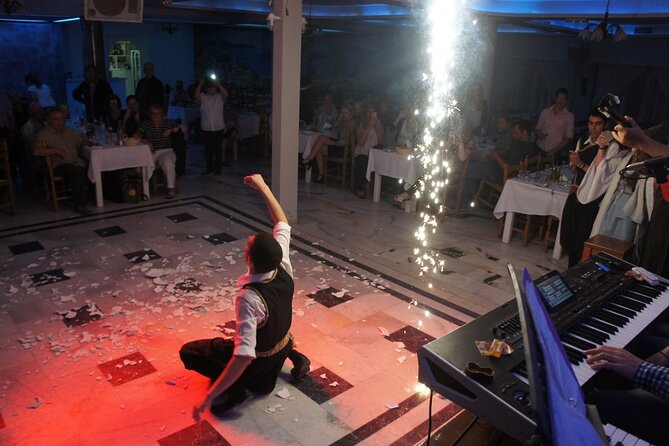 Traditional Greek Night Live Music & Dinner Show in Santorini