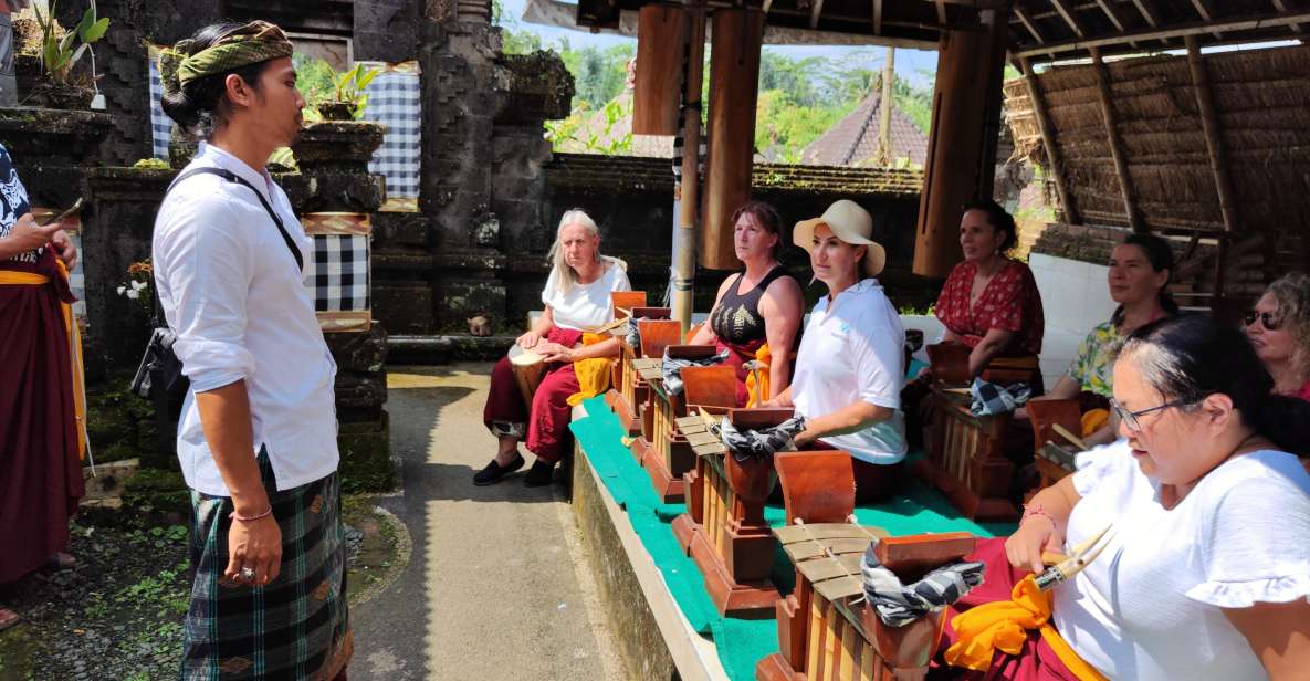 Traditional Village Tour, Balinese Dance & Gamelan Lesson