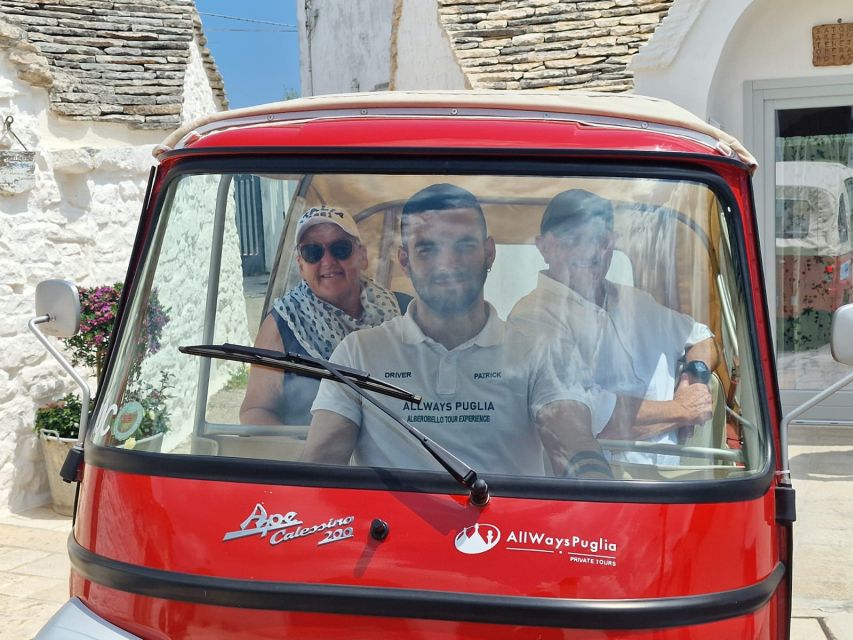 Tuk Tuk Audio Tour, Alberobello+Countryside - Overview of the Tuk Tuk Tour