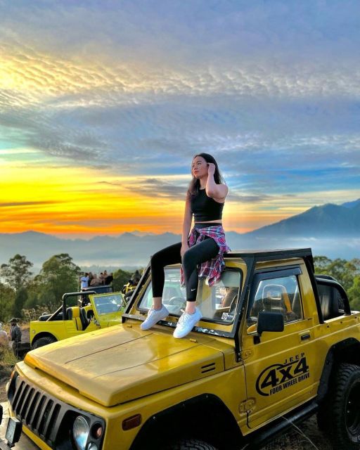 Ubud: Mt Batur Jeep Sunrise & Hot Spring All- Inclusive Tour