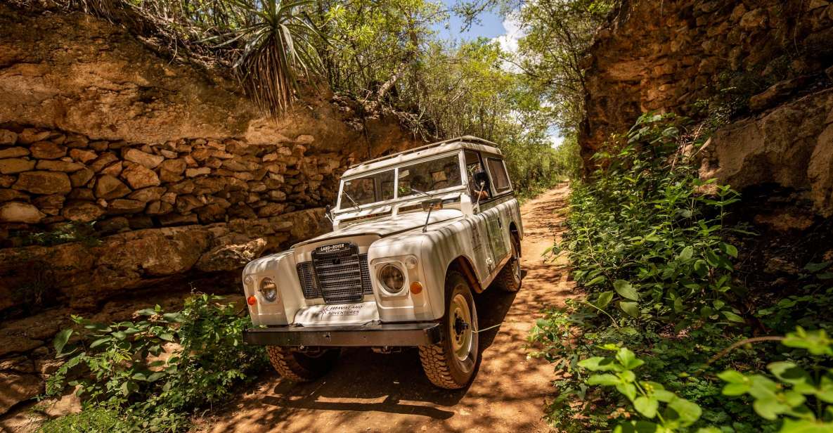 Uxmal: Vintage Land Rover Expedition to Uxmal Cenotes