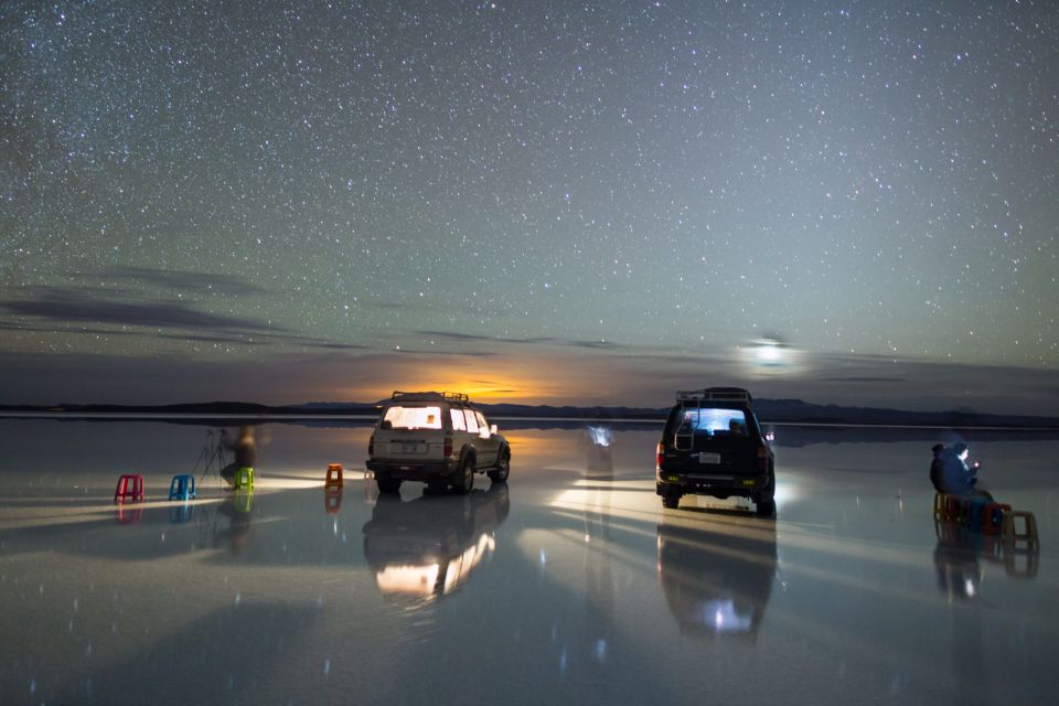 Uyuni: Night of Stars + Sunrise in the Uyuni Salt Flats