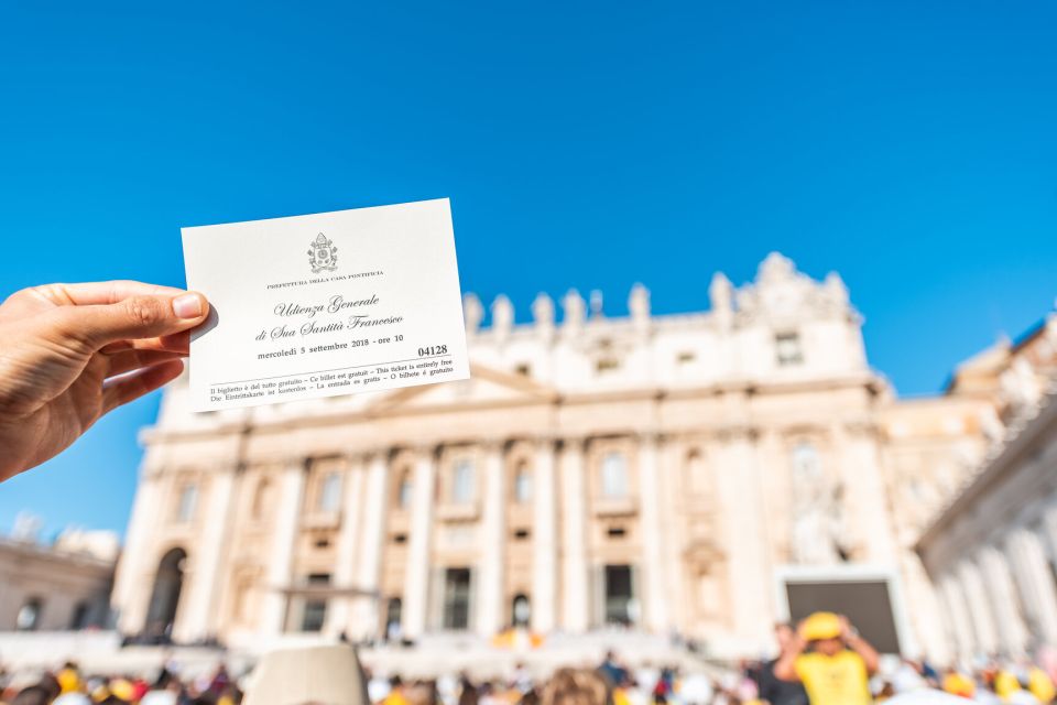 Vatican: Papal Audience and St. Peters Basilica Guided Tour