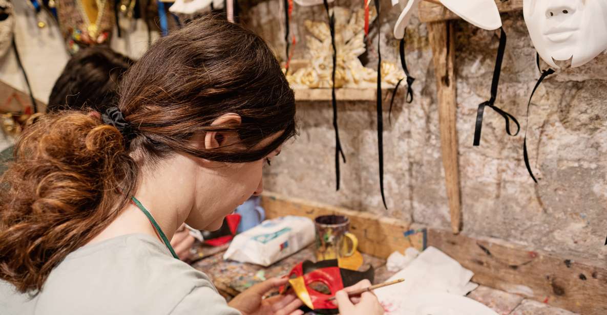 Venice: Mask Decoration Class in St. Marks Square