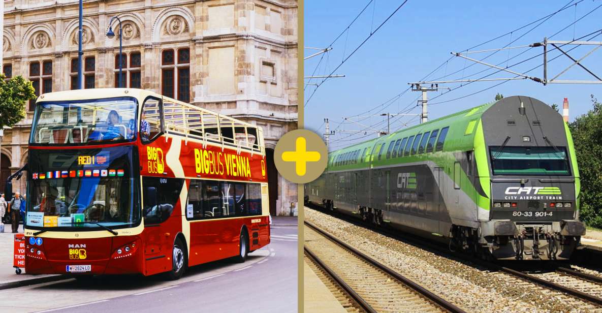 Vienna: 1-Day Hop-on Hop-off Bus Tour & City Airport Train