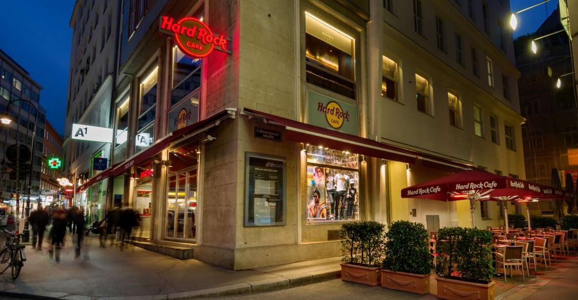 Vienna: Hard Rock Cafe With Set Menu for Lunch or Dinner - Hard Rock Cafe Vienna Overview