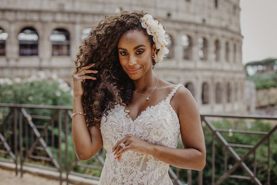 Wedding Dress Photo Shooting In Stunning Rome Spots