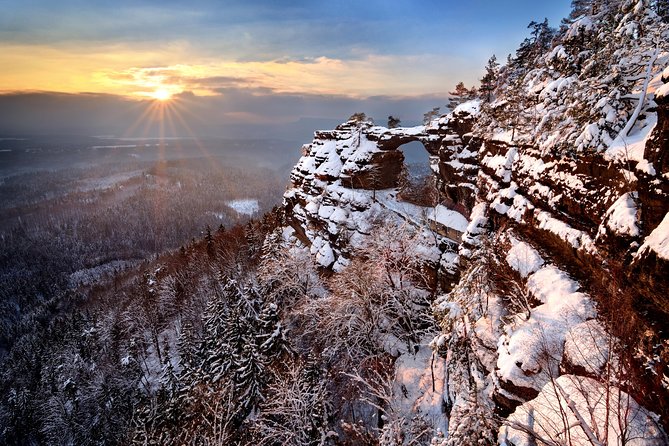 Winter Fairytale The BEST of Bohemian & Saxon Switzerland Hiking Tour - Tour Overview