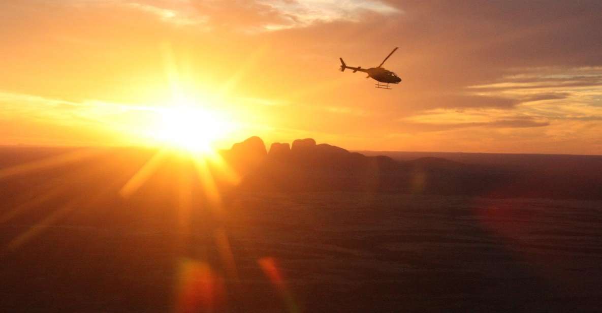 Yulara: Uluru and Kata Tjuta Sunset Helicopter Tour