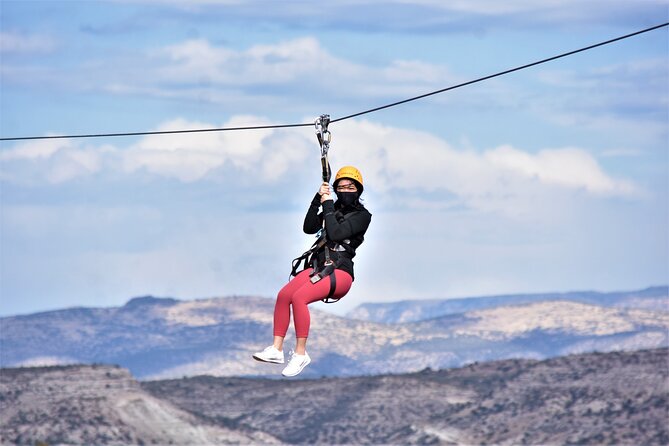 Zip Line Tour at Out of Africa Wildlife Park in Sedona,Camp Verde