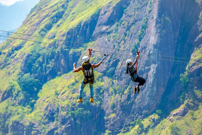 Zip-Lining From Ella