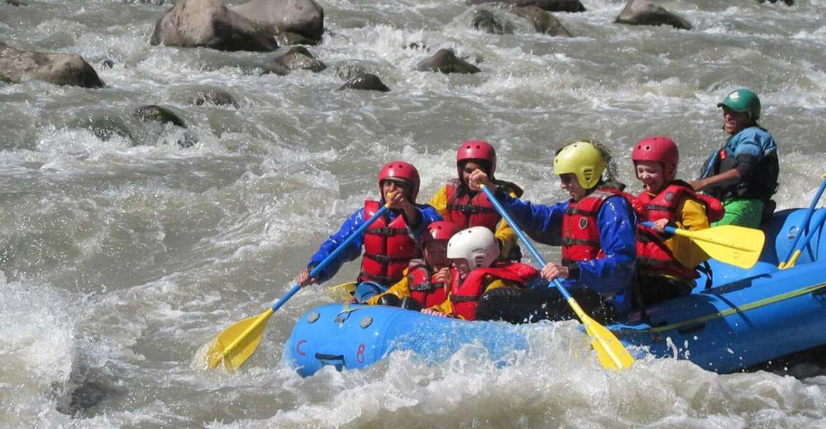 Zipline Over South Valley and Rafting