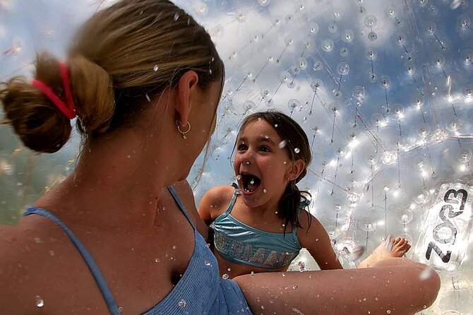 Zorb Inflatable Ball Ride From Mount Ngongotaha in New Zealand