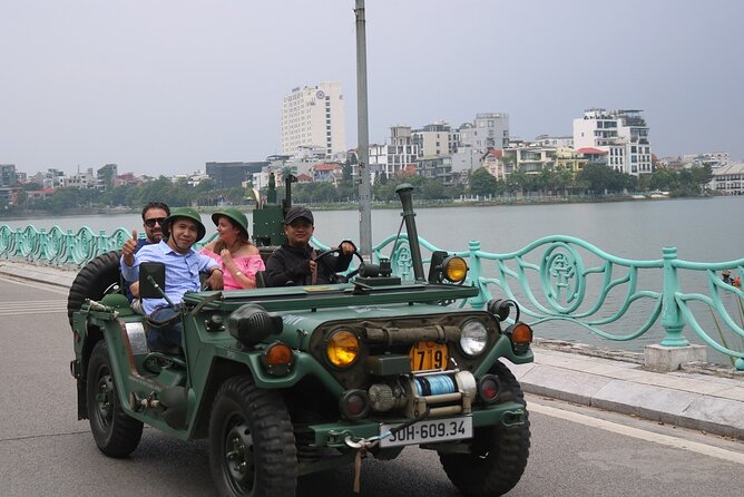 4 Hours and 30 Minutes Historical Hanoi Army Jeep Tour - Inclusions and Amenities