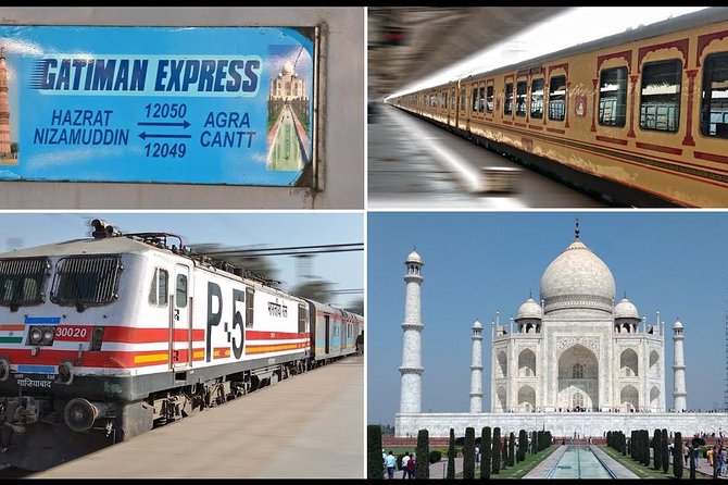 Agra Day Tour by Gatimaan Express -Taj & FORT - Highlights of the Tour