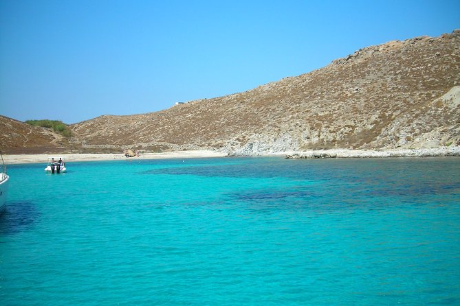 All Included Mykonos South Beaches, Rhenia and Delos Islands (Free Transfers) - Included Onboard Buffet and Drinks