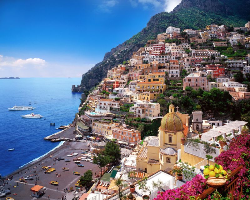 Amalfi Coast, Sorrento and Pompeii From Naples - Exploring Positano