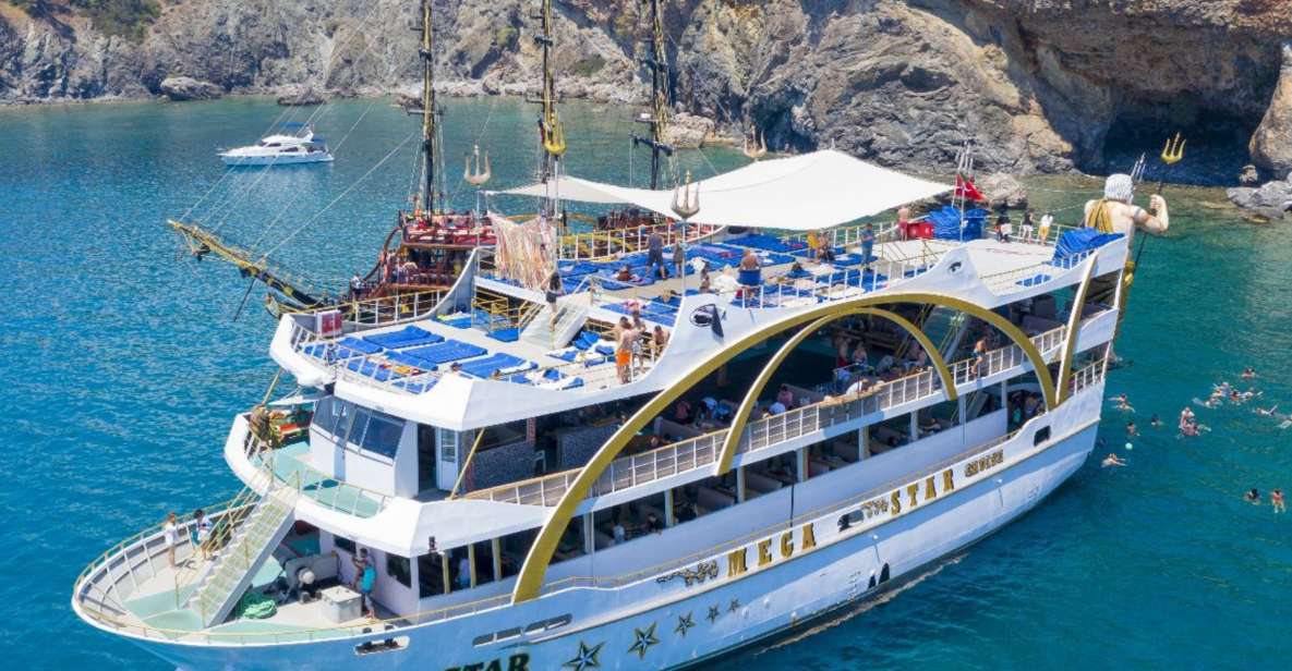 Antalya & Kemer: Megastar Catamaran Cruise With Foam Party - Itinerary Highlights