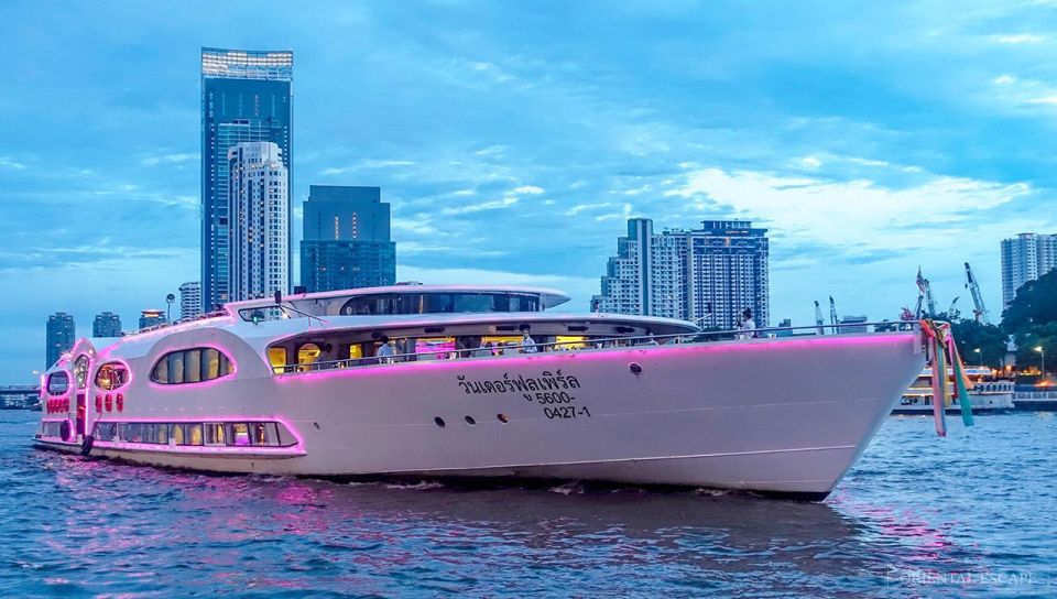 Bangkok: Wonderful Pearl Dinner Cruise and Live Performance - Cruise Highlights and Inclusions