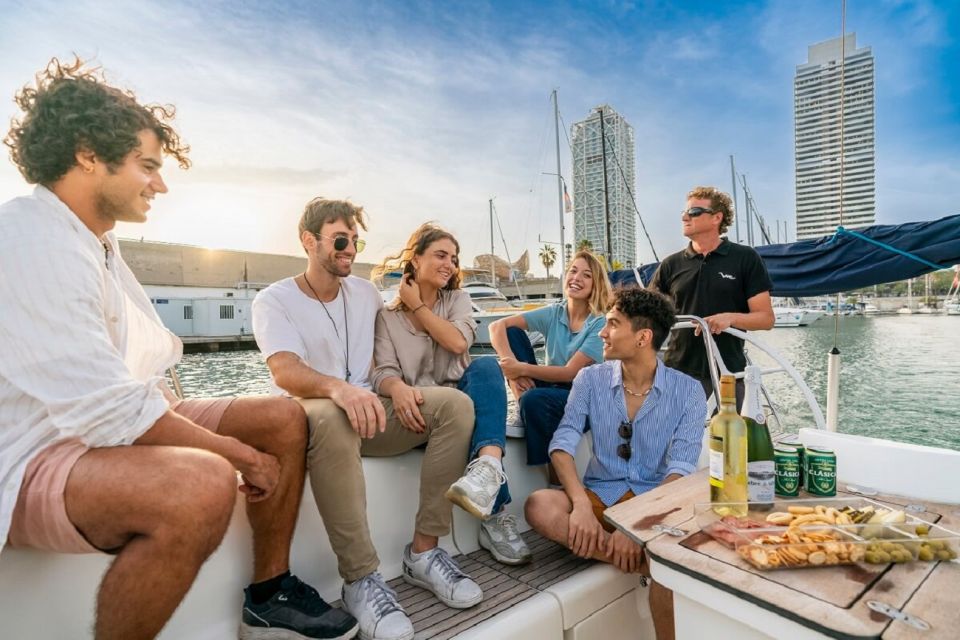 Barcelona: Sailing Trip With Drinks and Snacks - Itinerary Details