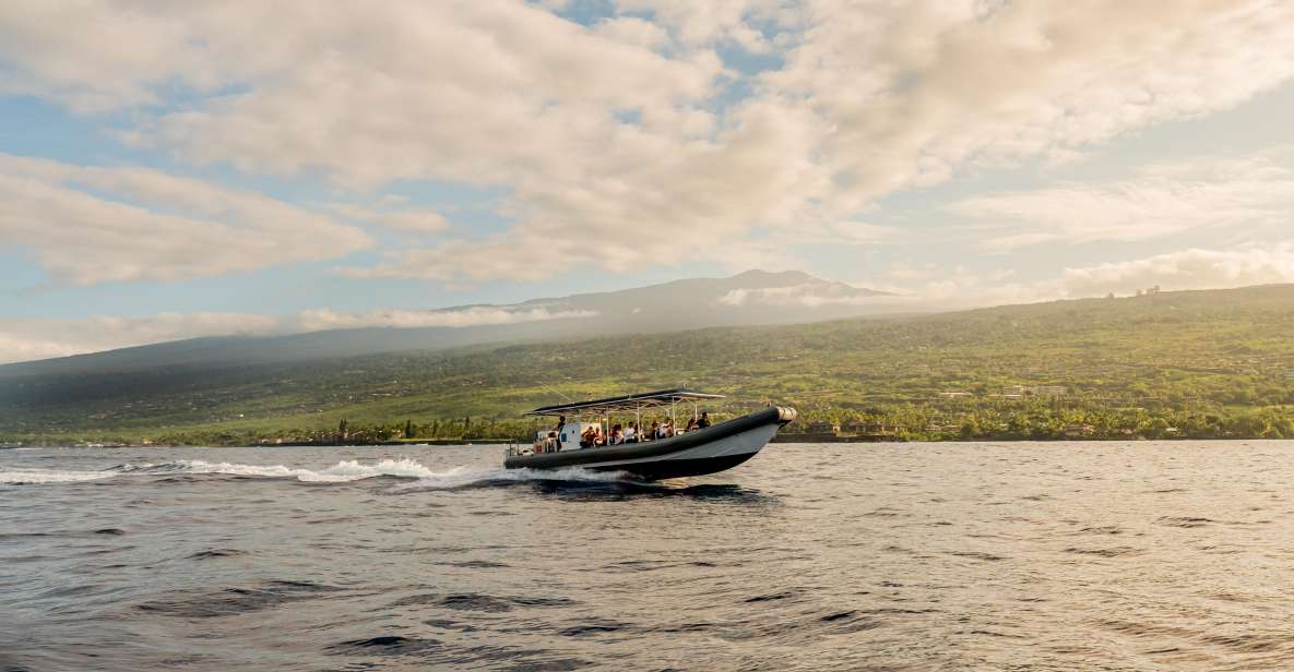 Big Island: Kona Super Raft Sunset Cruise - Dinner Options Onboard