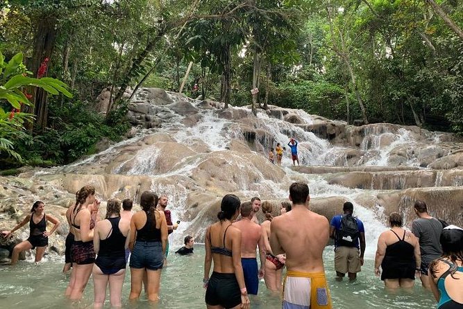 Blue Hole and Dunns River Falls Private Tour From Montego Bay - Exploring Dunns River Falls