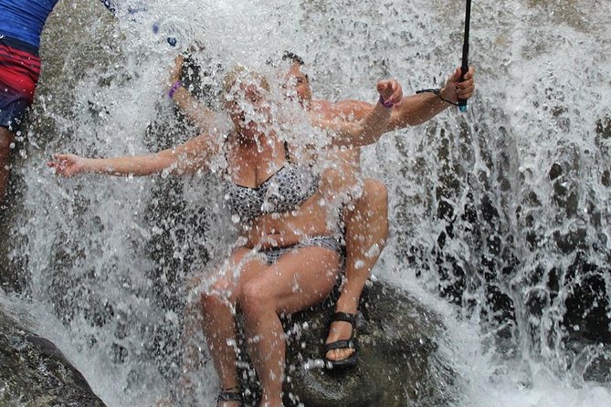 Blue Hole Waterfalls From Runaway Bay - Transportation and Logistics