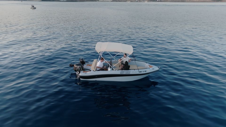 Boat Rental in Santorini-Without License-5 Hours or 10 Hours - Itinerary and Activities