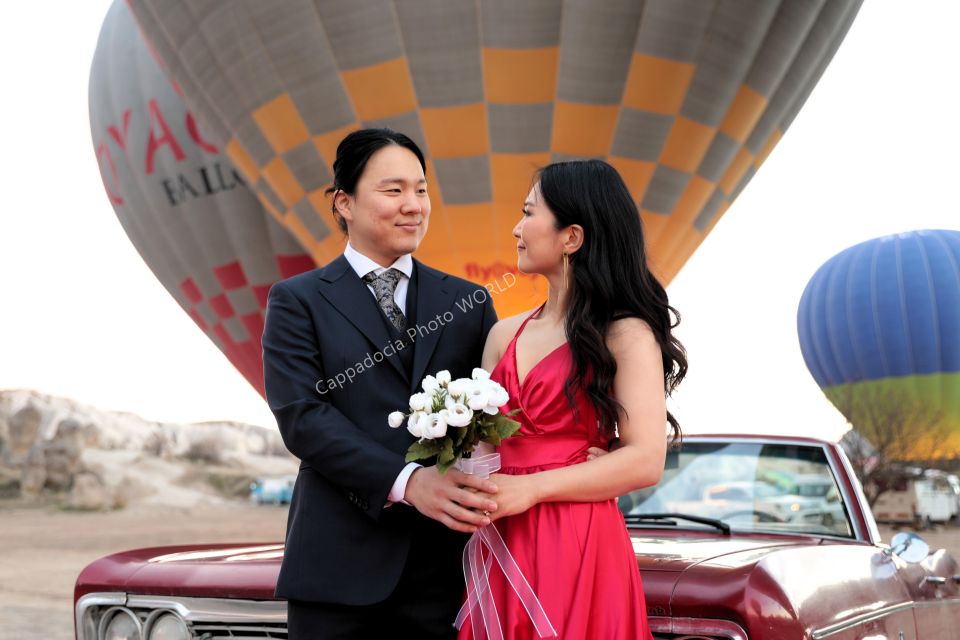 Cappadocia Photo Shoot With Classic Car and Flying Dress - Itinerary and Key Locations