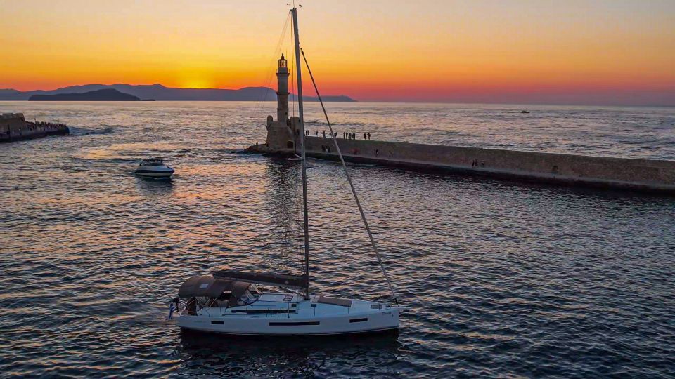 Chania Old Port: Private Sailing Cruise With Sunset Viewing - Details of the Sailboat
