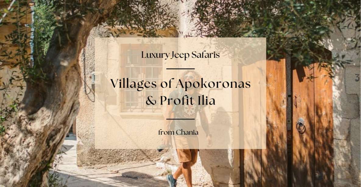 Chania: Private Luxury Jeep Safari in Villages of Apokoronas - Pricing Details