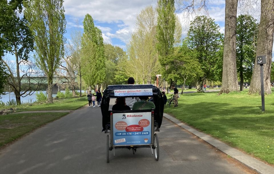 Cologne: Rickshaw Picnic and Park Tour, 2 Pers - Itinerary Details