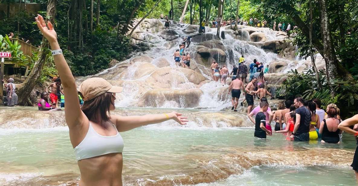 Dunn's River Falls, Margaritaville Beach and Shopping Tour - Exploring Dunns River Falls