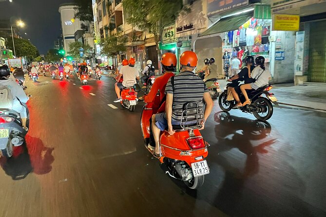Female Riders Vespa Night Street Food + Train Street Food 4 Hours - Booking Details