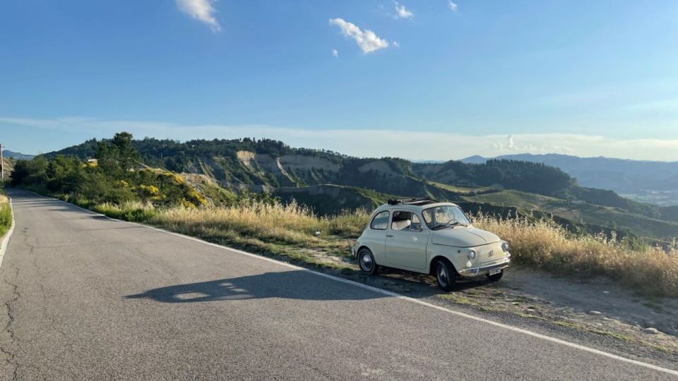 Fiat 500 Guided Tour on the Hills of Bologna - Breathtaking Hillside Views