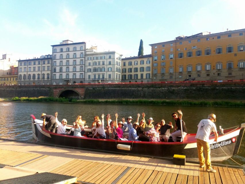 Florence: Gondola Boat Tour With Wine or Coffee and Snack - Detailed Tour Information