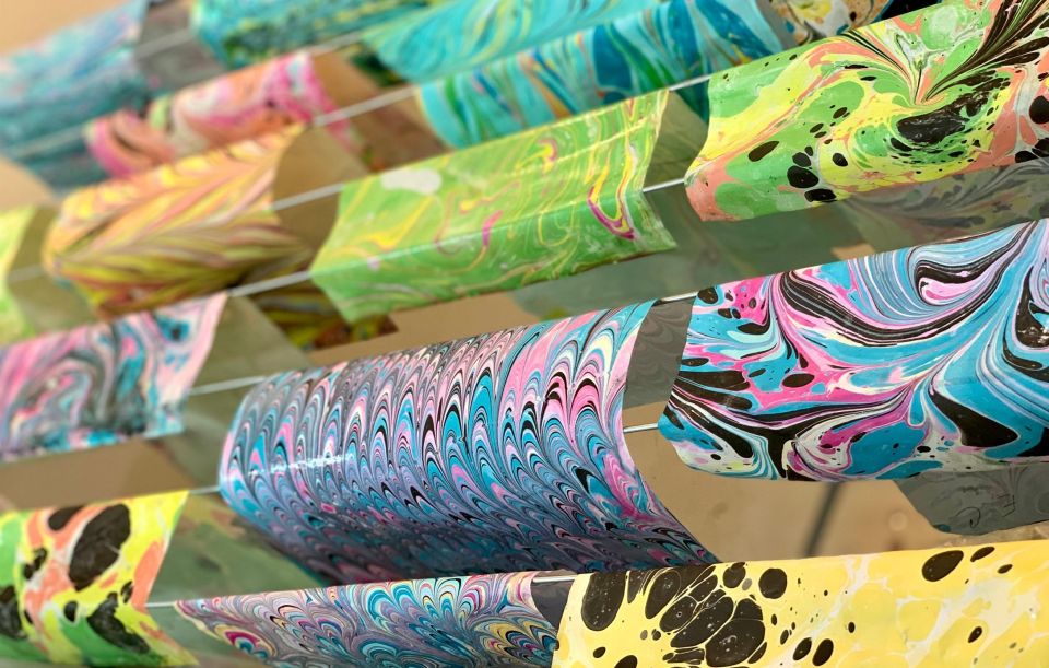 Florentine Paper Marbling, an Artisan Experience! - Workshop Highlights