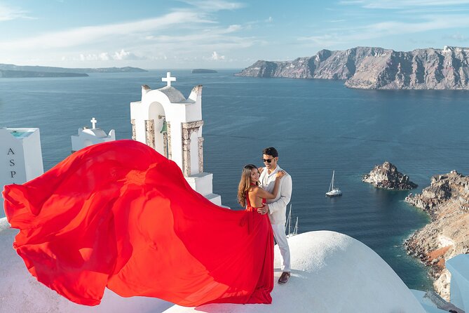 Flying Dress Photo © Photoshoot in Santorini: Express Package - Dress Selection Options