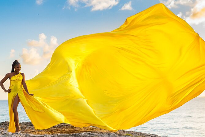 Flying Dress Photoshoot in Barbados - Image Selection Process