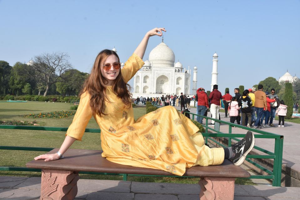 From Delhi: Taj Mahal Sunrise Tour W/ Elephant Conservation - Itinerary Highlights