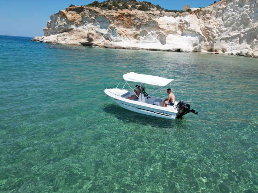 From Provatas Milos: Boat to Kleftiko - Included Amenities