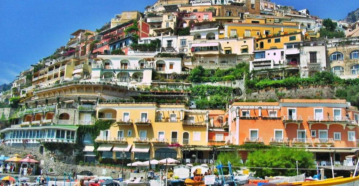 Full-Day Pompeii, Positano & Sorrento Shore Excursion - Duration and Pickup