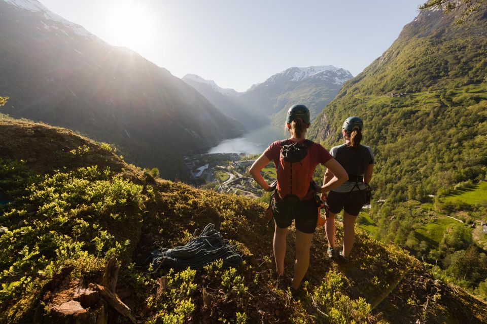 Geiranger: Rappelling Tour With Epic View - Hiking to Flydal Canyon