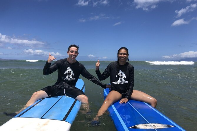 Group Surf Lesson at Kalama Beach in Kihei - Lesson Inclusions