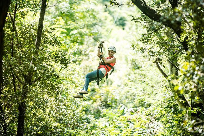 Guachipelin Adventure Volcano Zipline Horseback River Tubing Combo - Transportation Options