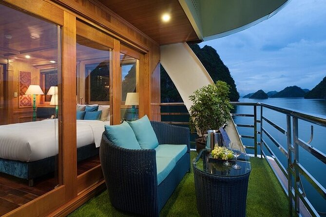 Halong Milalux 5 Star Cruise 2 Days 1 Night, All Inclusive, Transfer - Inclusions