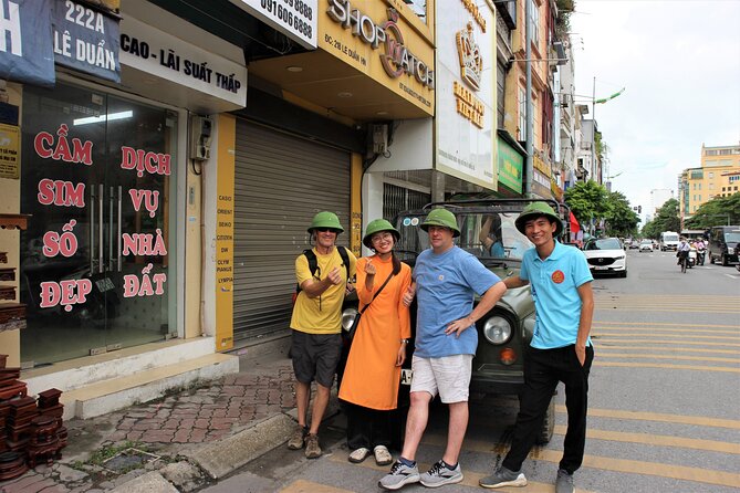 Hanoi Jeep Tours: Hanoi City Jeep Tours Half Day - Inclusion of Dinner and Drinks